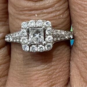 ENGAGEMENT RING!! Zales Enchanted Disney Tinker Bell 3/4 CT
